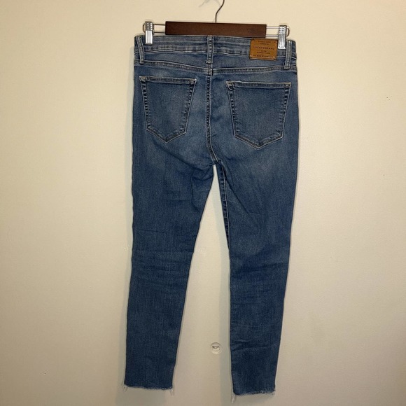 Lucky Brand Womens Lolita Skinny Jeans Mid-Rise Light Wash Raw Hem Size 4 / 27 - Picture 3 of 7